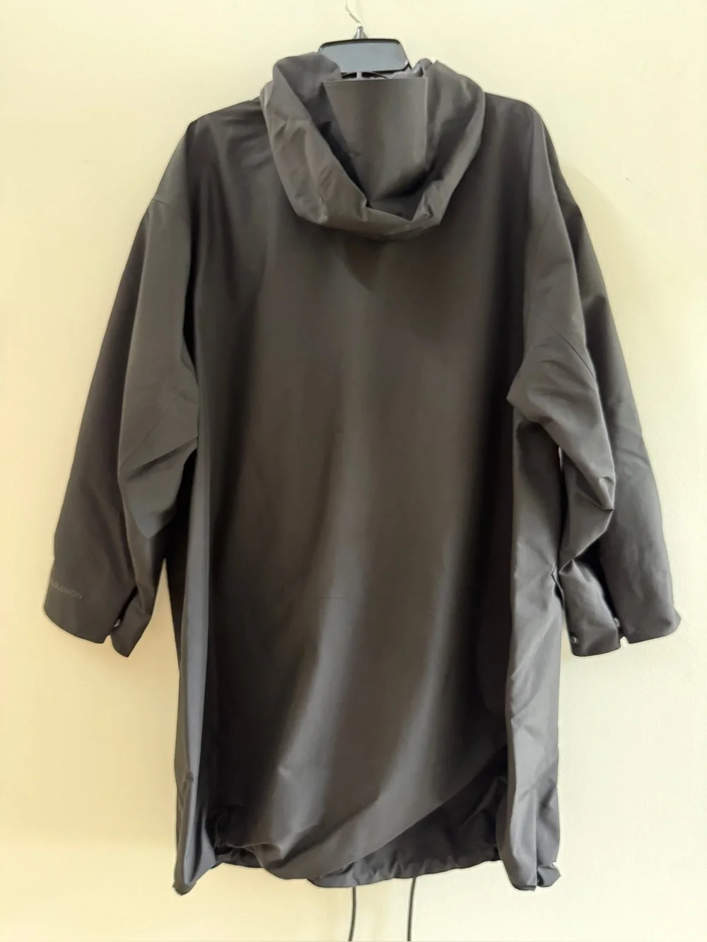 New LULULEMON Oversized Cocoon Raincoat Jacket Rain Coat, Medium, Black